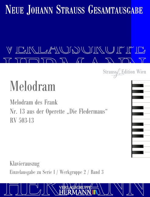 Vorderes Coverbild Die Fledermaus - Melodram (Nr. 13) RV 503-13 