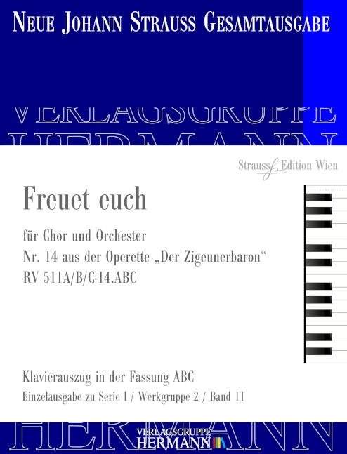 Vorderes Coverbild Der Zigeunerbaron - Freuet euch (Nr. 14) RV 511A/B/C-14.ABC 