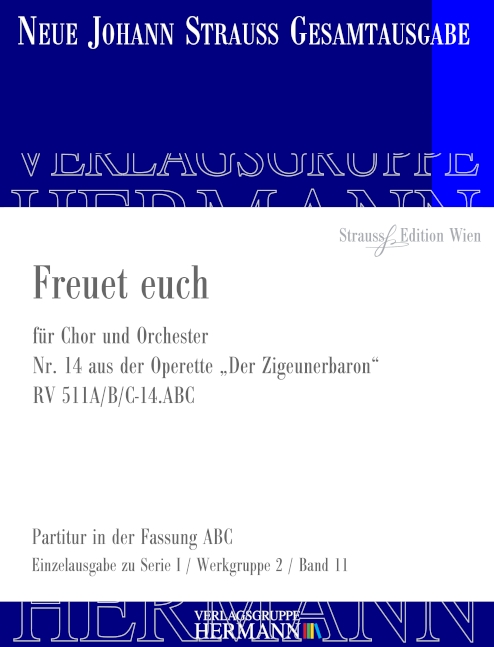 Vorderes Coverbild Der Zigeunerbaron - Freuet euch (Nr. 14) RV 511A/B/C-14.ABC 