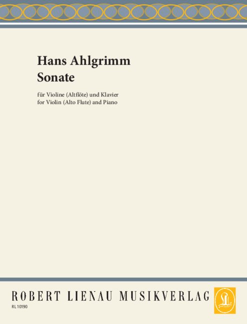 Vorderes Coverbild Sonate 