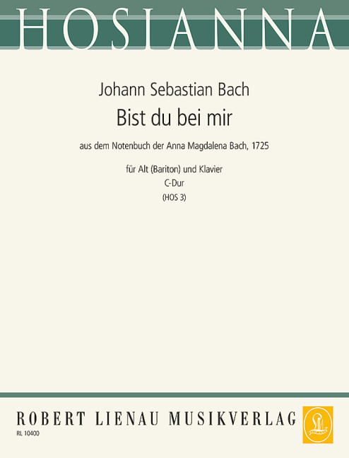 Vorderes Coverbild Bist du bei mir 3