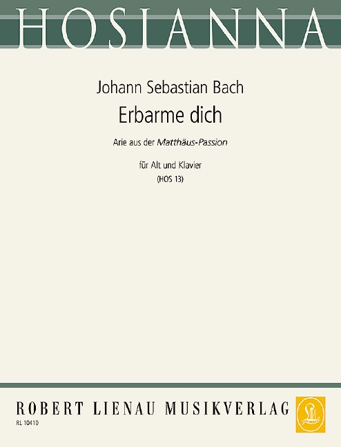Vorderes Coverbild Erbarme dich h-Moll