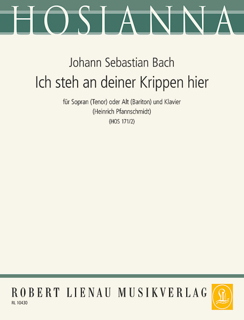 Vorderes Coverbild Ich steh an deiner Krippen hier 171/2