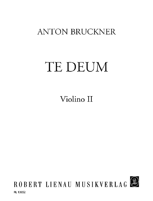 Vorderes Coverbild Te Deum 