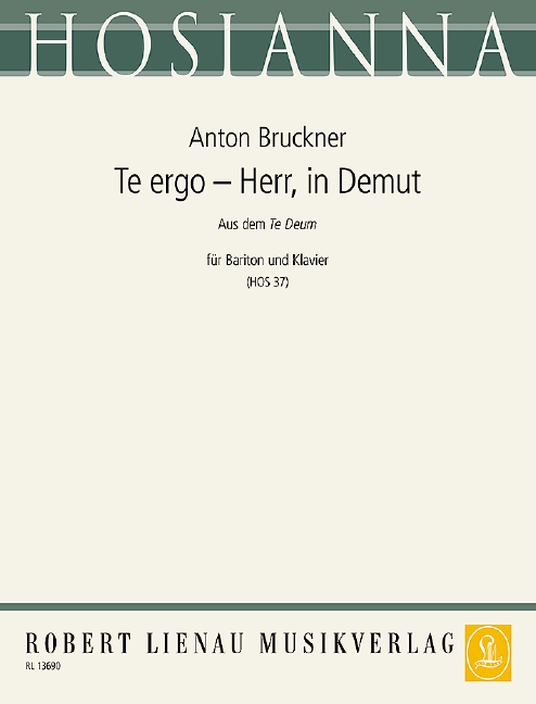 Vorderes Coverbild Te ergo - Herr, in Demut 37
