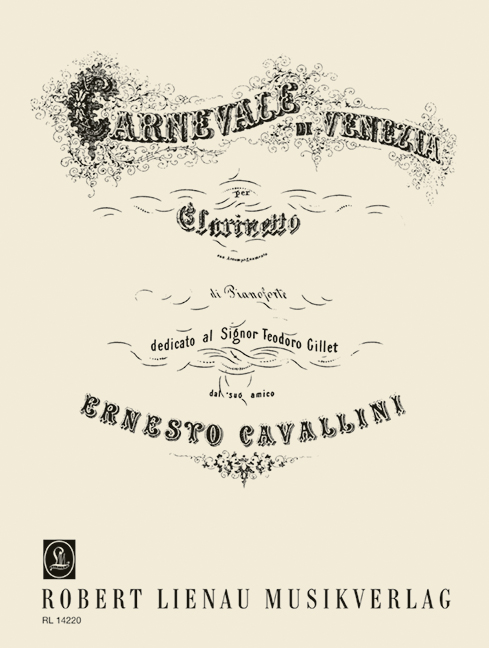 Vorderes Coverbild Carnevale di Venezia 