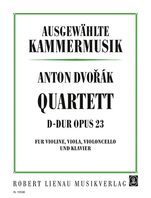 Vorderes Coverbild Quartett D-Dur op. 23 