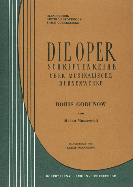 Vorderes Coverbild Boris Godunow 