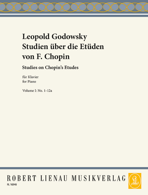 Vorderes Coverbild Studien über die Etüden von F. Chopin Band 1 No. 1-12a