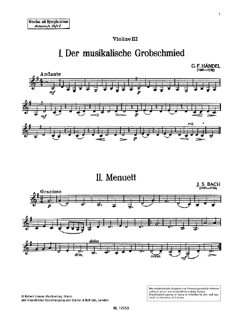 Vorderes Coverbild Gradus ad Symphoniam Unterstufe Band 1