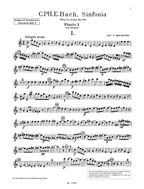 Vorderes Coverbild Gradus ad Symphoniam Unterstufe Wq 174 Band 10
