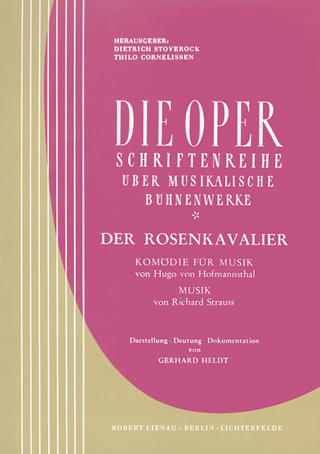 Vorderes Coverbild Der Rosenkavalier 