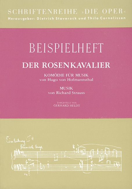 Vorderes Coverbild Der Rosenkavalier 
