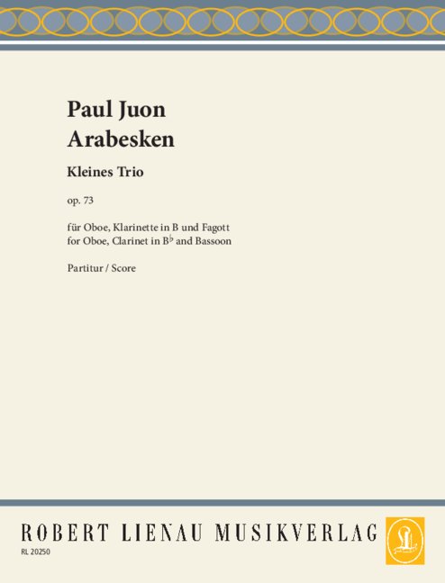 Vorderes Coverbild Arabesken op. 73 