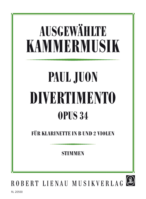 Vorderes Coverbild Divertimento op. 34 