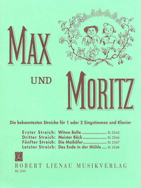 Vorderes Coverbild Max und Moritz 