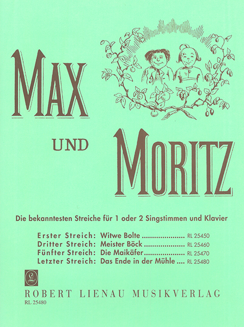 Vorderes Coverbild Max und Moritz 