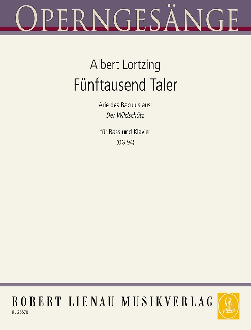 Vorderes Coverbild Fünftausend Taler (Wildschütz) 94