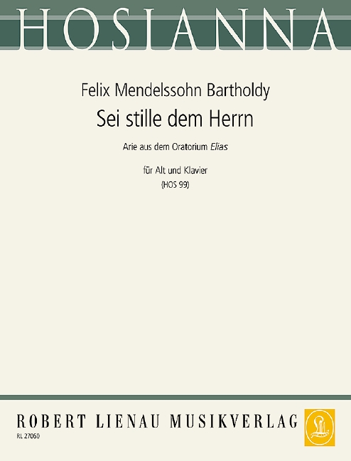 Vorderes Coverbild Sei stille dem Herrn 99