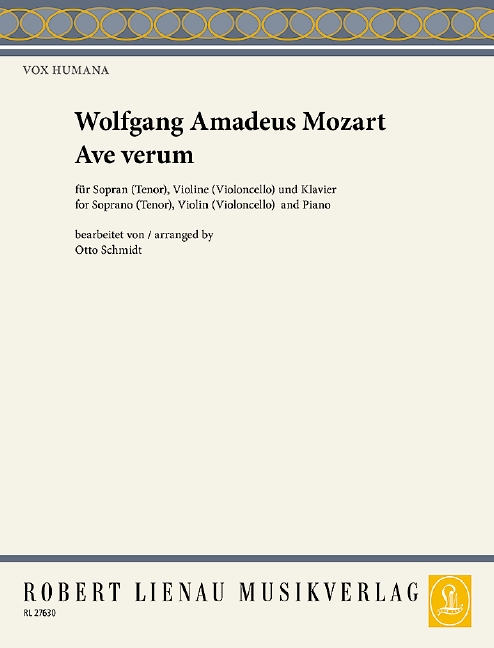 Vorderes Coverbild Ave verum 18
