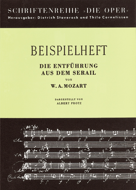 Vorderes Coverbild Die Entführung aus dem Serail 