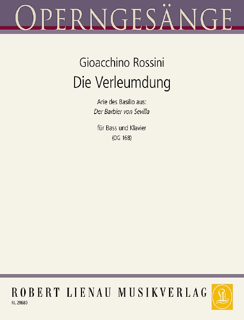 Vorderes Coverbild Die Verleumdung 168