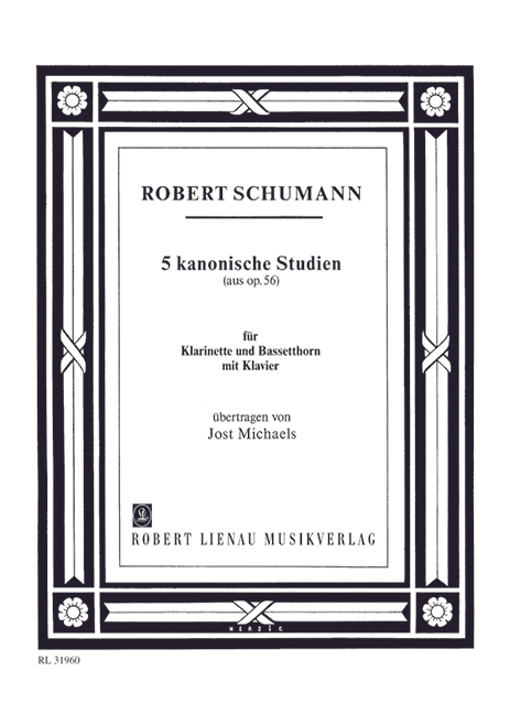 Vorderes Coverbild Fünf kanonische Studien 