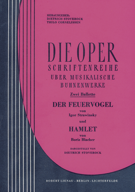 Vorderes Coverbild Der Feuervogel und Blacher, B.: Hamlet-Ballet 