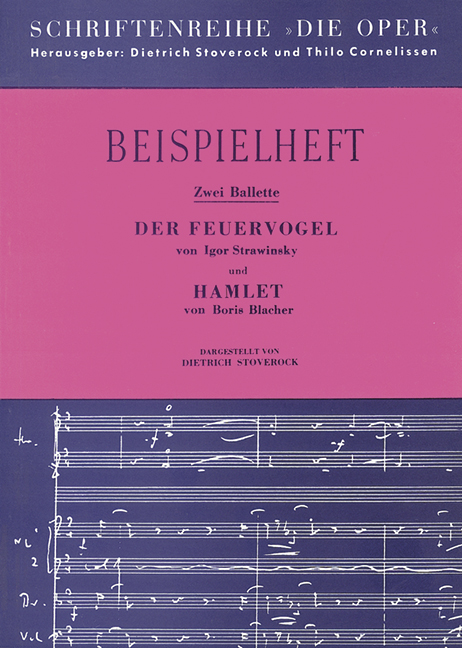 Vorderes Coverbild Der Feuervogel und Blacher, B.: Hamlet-Ballet 