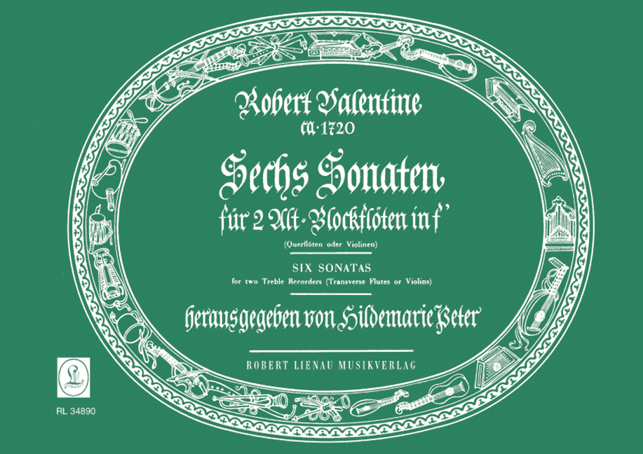 Vorderes Coverbild Sechs Sonaten 