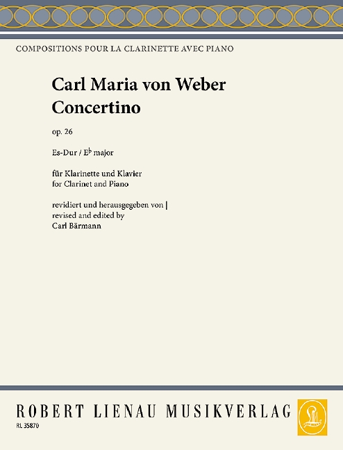 Vorderes Coverbild Concertino Es-Dur op. 26 