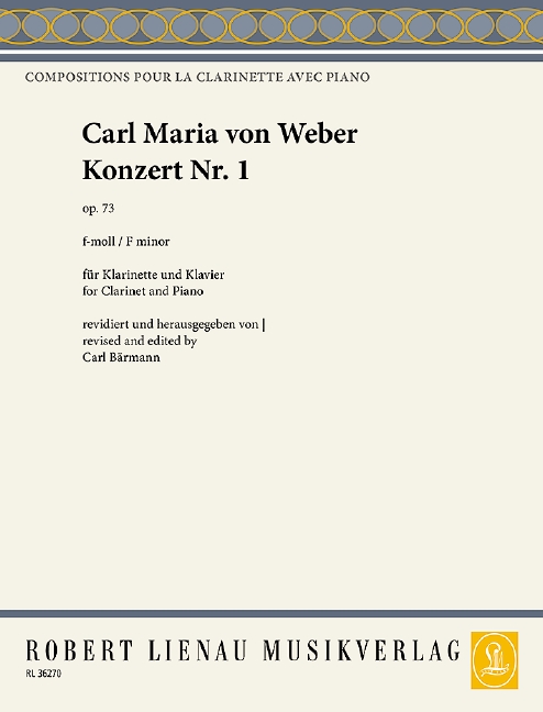 Vorderes Coverbild Konzert Nr. 1 f-Moll op. 73 