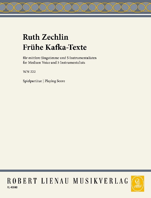 Vorderes Coverbild Frühe Kafka-Texte WN 222 