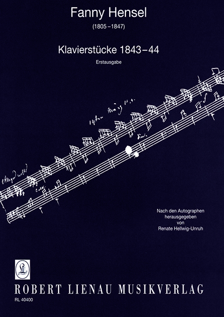 Vorderes Coverbild Klavierstücke 1843-44 