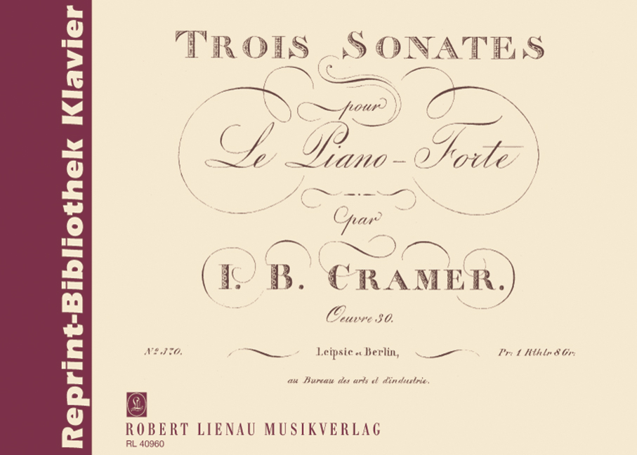 Vorderes Coverbild Drei Sonaten für Klavier 