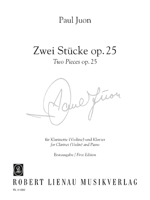 Vorderes Coverbild Zwei Stücke op. 25 