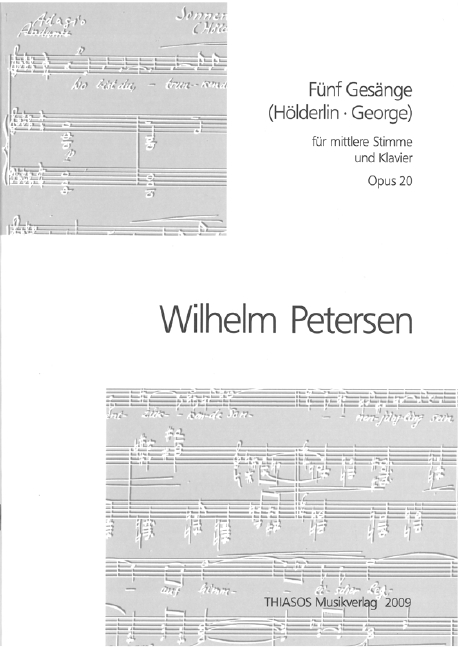 Vorderes Coverbild Fünf Gesänge op. 20 