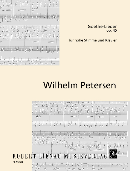 Vorderes Coverbild Goethe-Lieder op. 40 