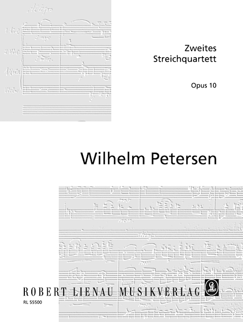 Vorderes Coverbild 2. Streichquartett op. 10 