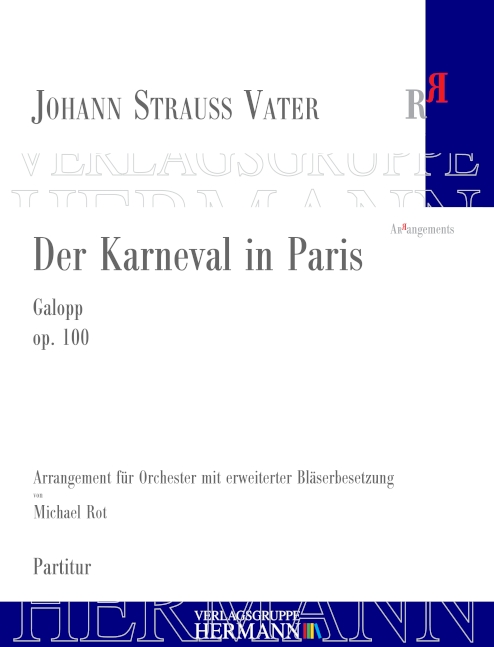 Vorderes Coverbild Der Karneval in Paris op. 100 