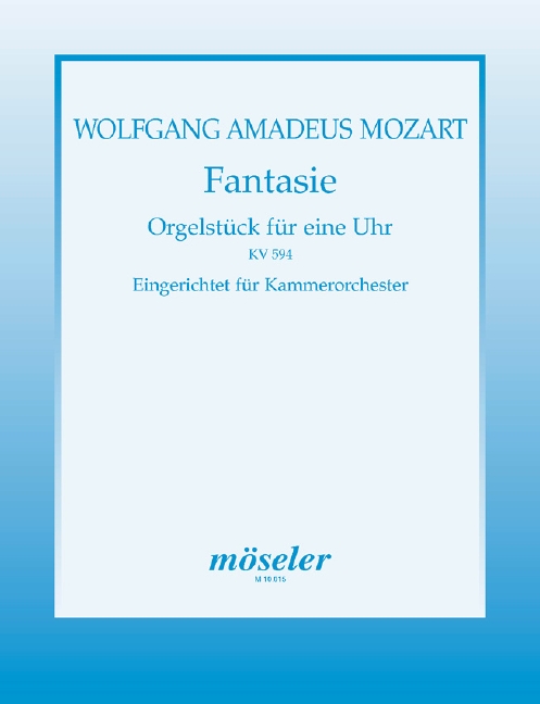 Vorderes Coverbild Fantasie f-Moll KV 594 