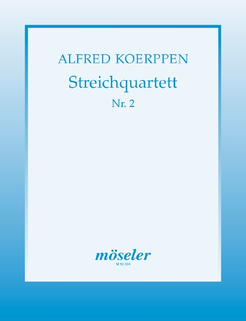Vorderes Coverbild Streichquartett Nr. 2 