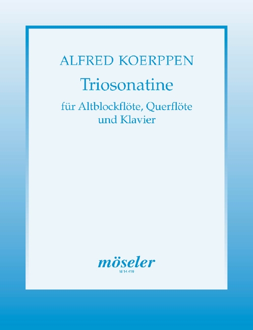 Vorderes Coverbild Triosonatine 
