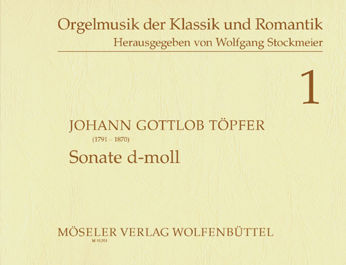 Vorderes Coverbild Sonate d-Moll 1