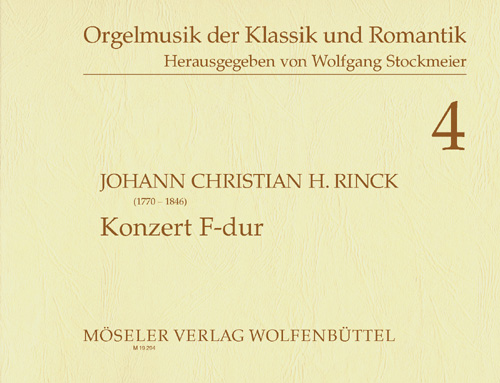 Vorderes Coverbild Konzert F-Dur 4