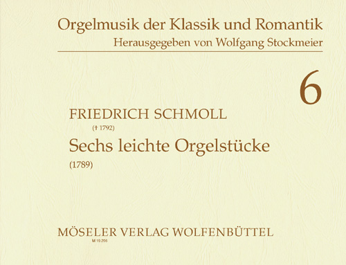 Vorderes Coverbild Sechs leichte Orgelstücke 6