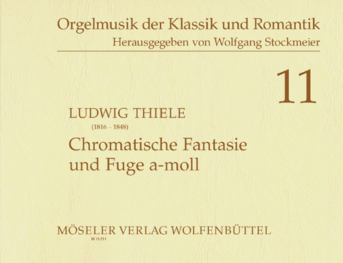 Vorderes Coverbild Chromatische Fantasie und Fuge a-Moll 11