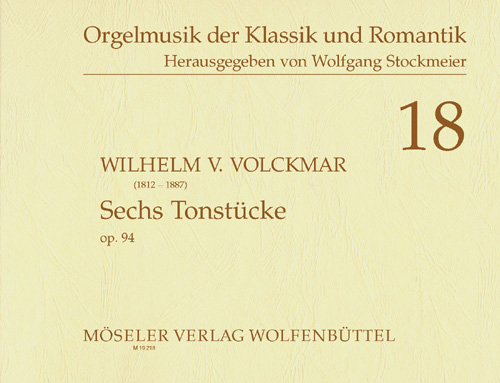 Vorderes Coverbild Sechs Tonstücke op. 94 18