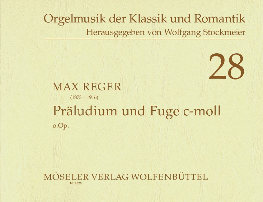 Vorderes Coverbild Präludium und Fuge c-Moll ohne op. 28