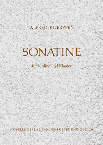 Vorderes Coverbild Sonatine 